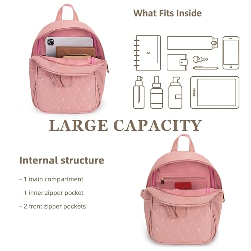 Comfabie women's quilted backpack set