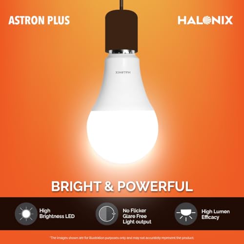 Halonix 10W B22 LED Cool Day Light Bulb, Pack of 10 - Image 3
