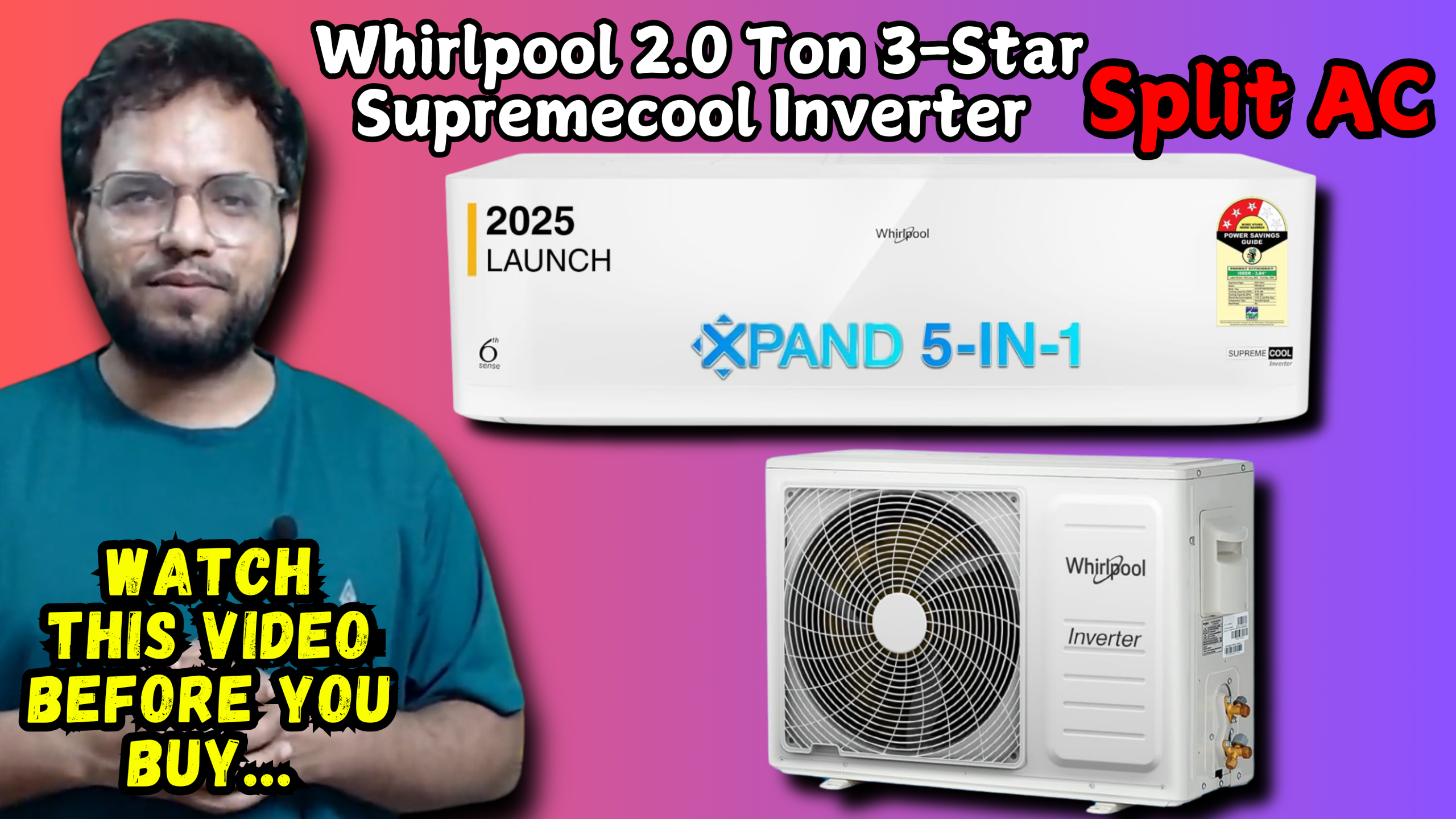 Whirlpool 2 Ton 3 Star