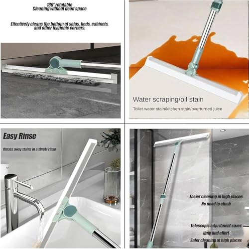 Rotating Floor Squeegee, Heavy Duty