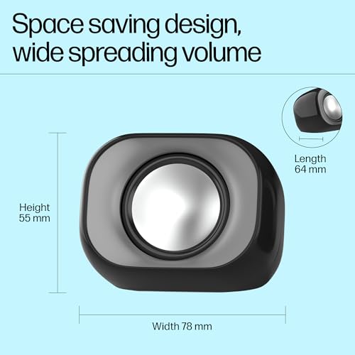 HP DHS-2111 Wired Speaker, 2-Channel
