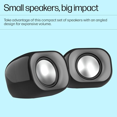 HP DHS-2111 Wired Speaker, 2-Channel