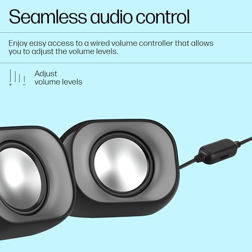 HP DHS-2111 Wired Speaker, 2-Channel