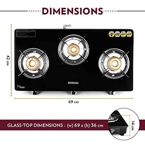 Borosil Magnum Gas Stove