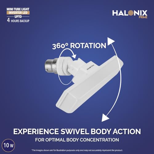 Halonix 10W Rechargeable Emergency B22D