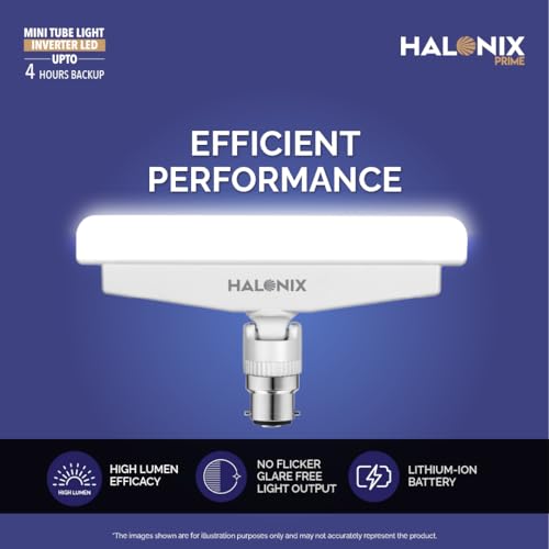 Halonix 10W Rechargeable Emergency B22D