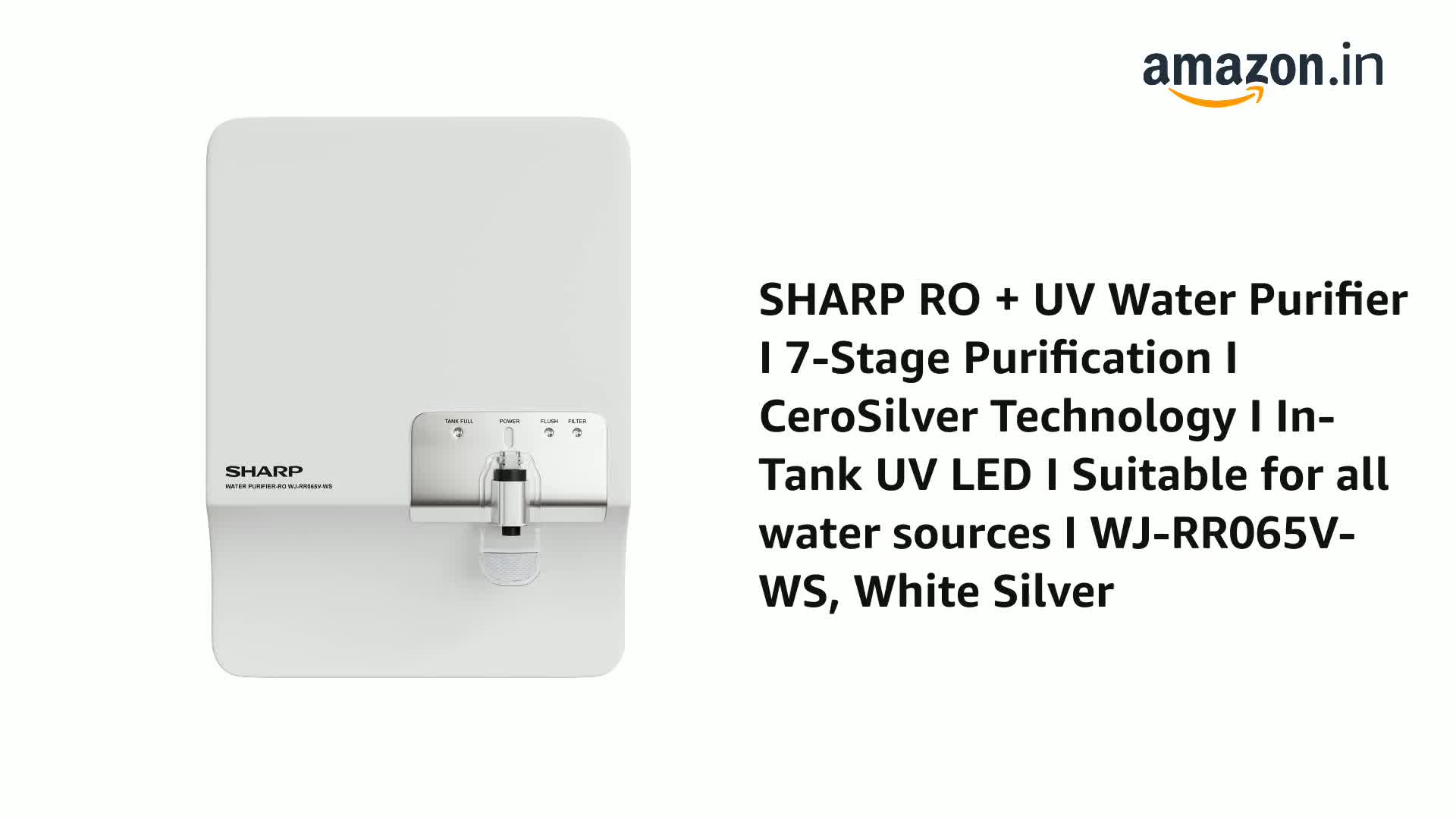 SHARP RO + UV Water