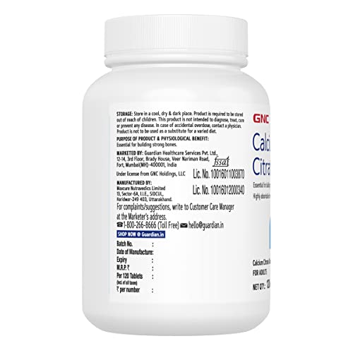 GNC Calcium Citrate 1000mg