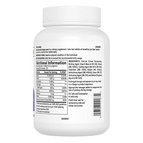 GNC Calcium Citrate 1000mg