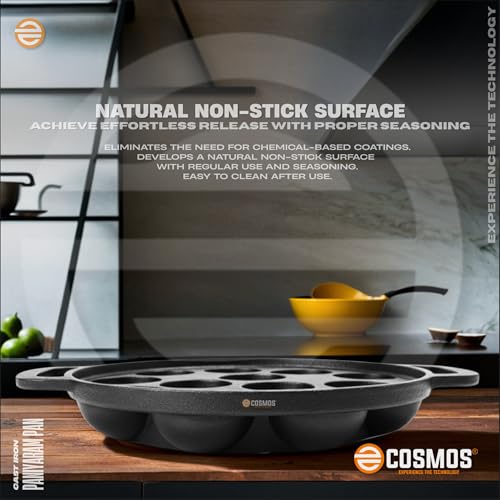 E-COSMOS® Pre Seasoned Cast Iron