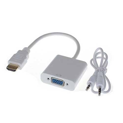 xcluma HDMI to VGA Cable HDMI to VGA with Audio Conversion
