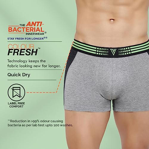 Van Heusen Men's Cotton Regular Fit Printed Trunks - Image 5