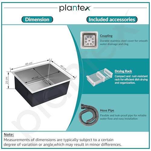 Plantex Premium Stainless Steel Sink