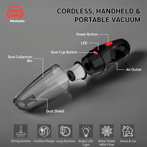 GoMechanic Wireless Portable Vacuum Cleaner