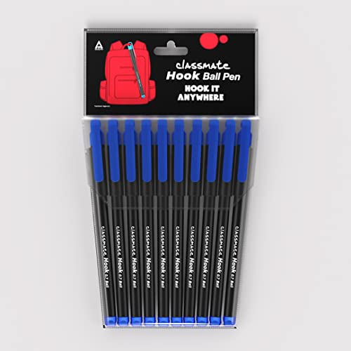 Classmate Hook- Blue Ball Pens|Smooth