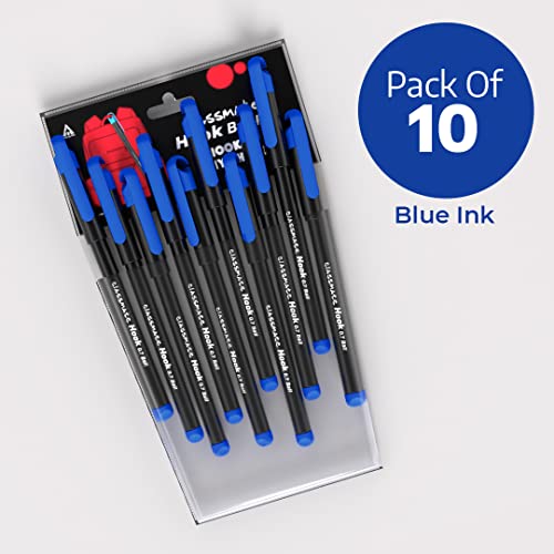 Classmate Hook- Blue Ball Pens|Smooth