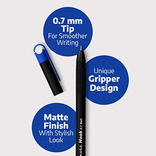 Classmate Hook- Blue Ball Pens|Smooth