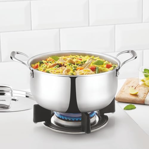 Borosil Cookfresh Tri-ply Casserole 18cm