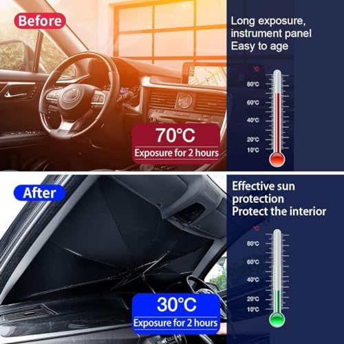TEKCOOL Alloy Steel Car Sunshade