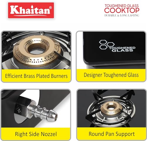 Khaitan Tempered Glass 4 Burner