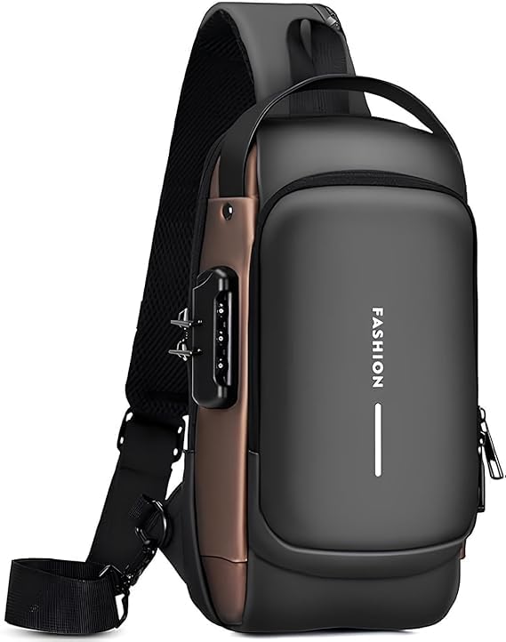 Waterproof Polyester Crossbody Sling Bag