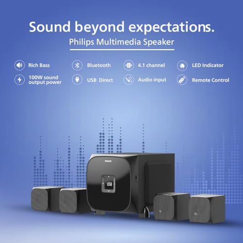 Philips Audio SPA8170B 4.1Ch 100W