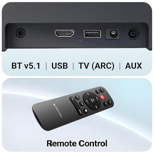 ZEBRONICS 120 Watts Soundbar, Home