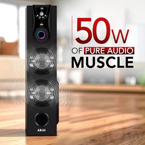 Akai HA-TS50 50W Bluetooth Tower