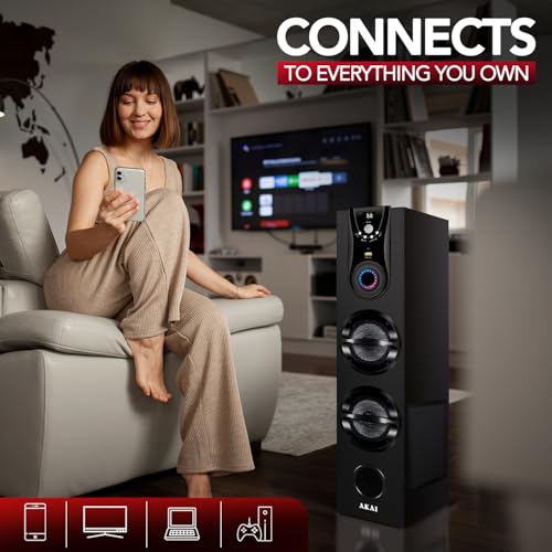 Akai HA-TS50 50W Bluetooth Tower