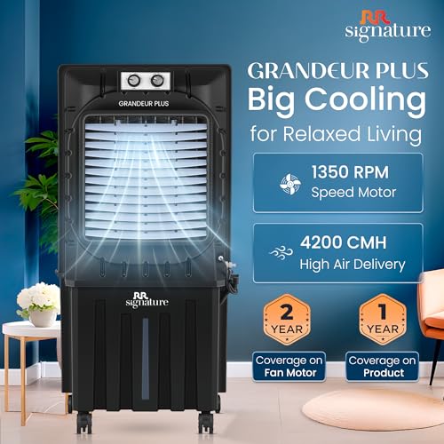 RR Signature GRANDEUR PLUS Desert Air Cooler 100 LTR 【Dark Grey】 - Image 4