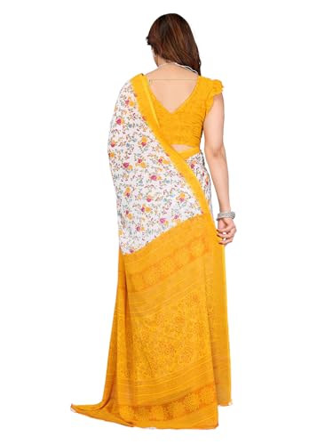 KASHVI SAREES Women's Printed Georgette