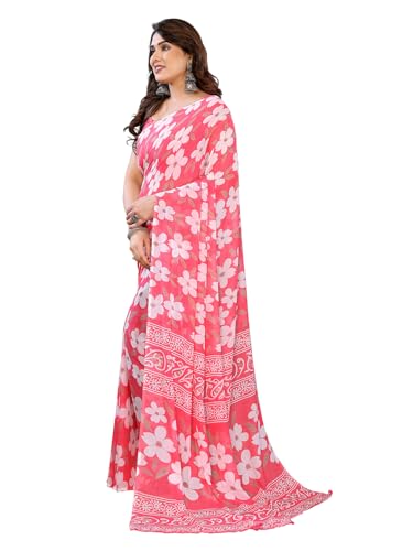 KASHVI SAREES Women's Printed Georgette