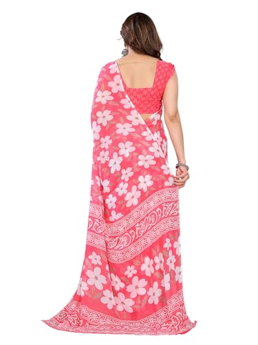 KASHVI SAREES Women's Printed Georgette