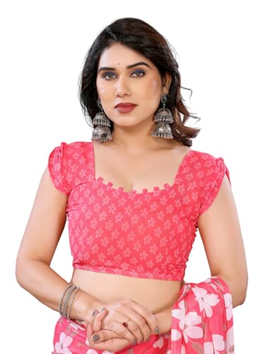 KASHVI SAREES Women's Printed Georgette