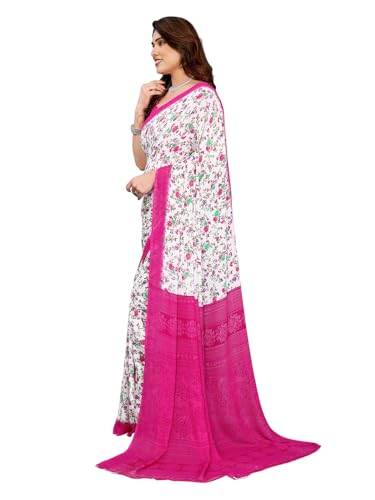 KASHVI SAREES Women's Printed Georgette