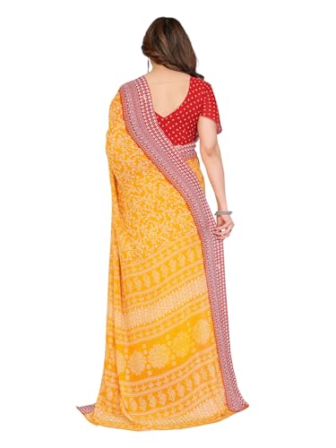 KASHVI SAREES Women's Printed Georgette