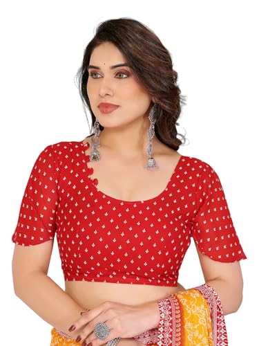 KASHVI SAREES Women's Printed Georgette
