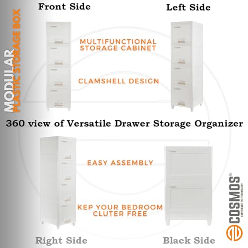 E-COSMOS Plastic Cupboard for Clothes