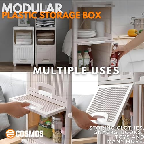 E-COSMOS Plastic Cupboard for Clothes