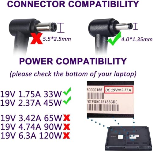 WeFly 45W Laptop Charger