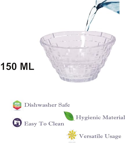 Afast Serving Glass Bowl, Set of 2 with Self Dn06, Clear, 300 Ml - Image 4