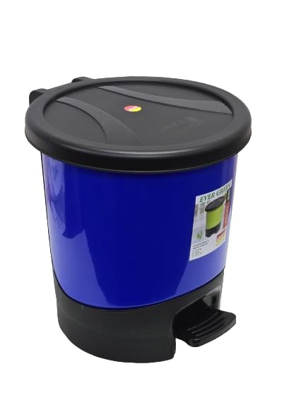 ARISTO Unique Modern Plastic Pedal Dustbin 5.7 LTR (Blue) - Image 3