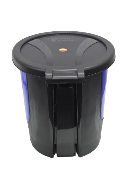 ARISTO Unique Modern Plastic Pedal Dustbin 5.7 LTR (Blue) - Image 5