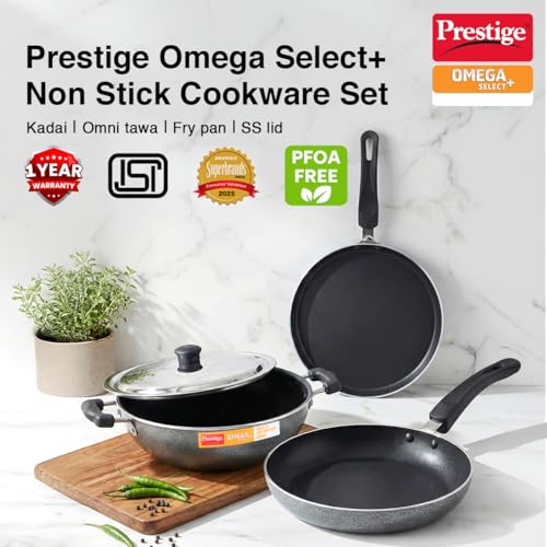 Prestige Non-Stick 3 Pc Cookware