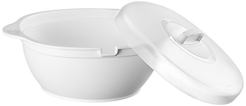 Signoraware Plastic Square Dinner Set, White, 31-Pieces - Image 6