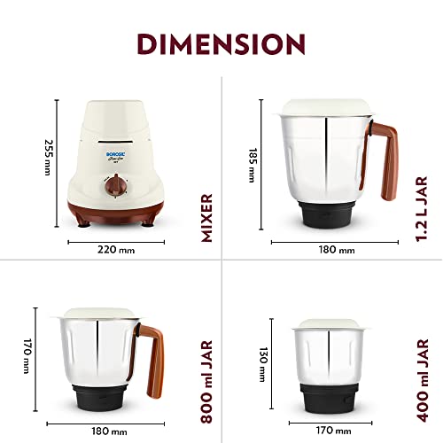 Borosil Home Star Mixer Grinder