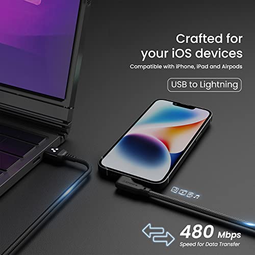 Ambrane Lightning Cable, 12W Fast