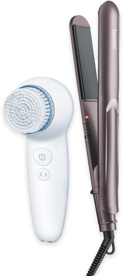 Beurer Facial Brush Free with HS 15 Hair Straightener(Brown) - Image 2