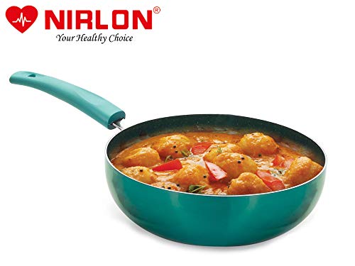 Nirlon Induction Base Non Stick Aluminium Deep Kadhai - Image 5