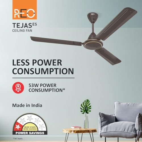 Havells Reo Tejas 1200 mm Ceiling Fan (Smoke brown) - Image 4